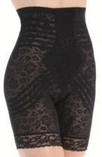 Rago Style 6207 - High Waist Leg Shaper Extra Firm Shaping, Black, S