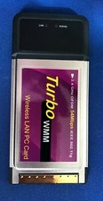 Turbo WMM Wireless LAN PC Card 2.4 GHz 54 Mbps IEEE 802.11g OFDM