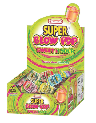Charms Sweet Sour Lollipop Pop Charms Sweet Sour Pop 48 Count charms-sweet-sour-lollipop-pop-charms-sweet-sour-pop-48-count
