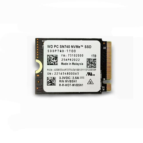 NEW 1TB WD SN740 M.2 2230 SSD NVMe PCIe For Microsoft Surface Pro 7