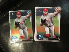 2016 Bowman Draft BD-4 Cole Irvin 15 count 3 chrome 12 base lot Philadelphia