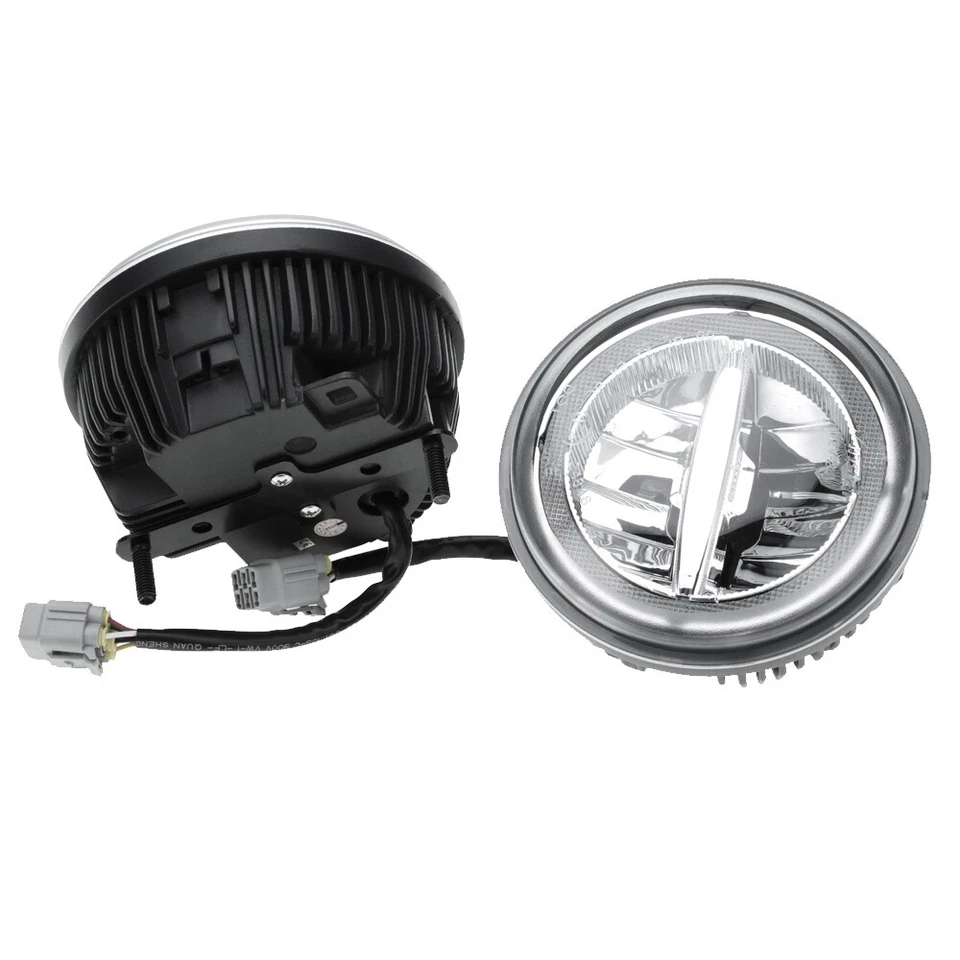 Lámpara de conducción antiniebla LED blanca Halo DRL para 03-09 Hummer H2 luz de circulación diurna Foto 3 de 4