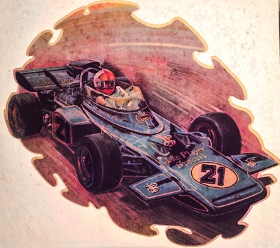 VTG 70s John Player Special Dave Walker Formula one f 1 Lotus 21 t-shirt iron-on