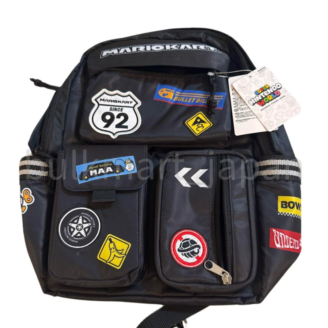 Universal Studios Japan Mario kart Backpack Black Super Nintendo