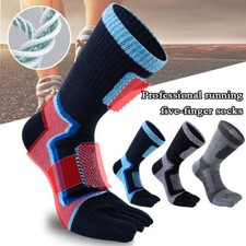 5 Pairs Cotton Five Finger Toe Socks Breathable Athletic Sports Trainer Causal  