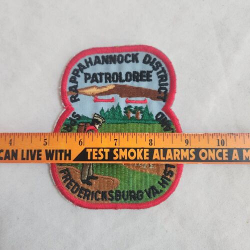 Rappahannock District Patroloree Patch Boy Scout Virginia Spring 74 History Land - Picture 2 of 4