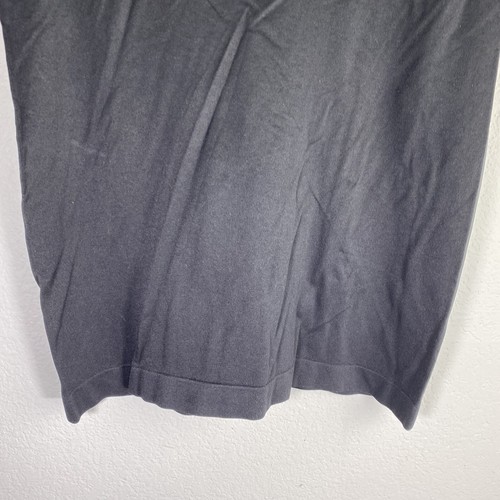 Easywear by Chicos Slinky Knit Tank Cami Shell Top Solid Black SZ 2 US 12 - Picture 4 of 8