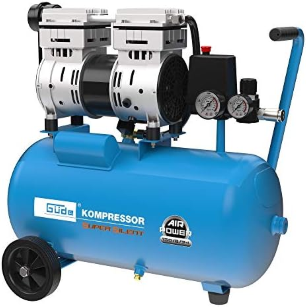 GÃ¼de Compressore Airpower 150/8/24 Silent (senza olio, silenzioso, max. 8 bar,