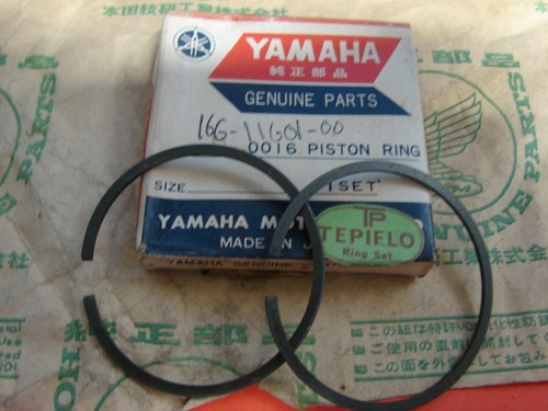Genuine NOS Yamaha Piston Ring 166-11601-00 L2 STD