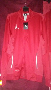 red jordan tracksuit