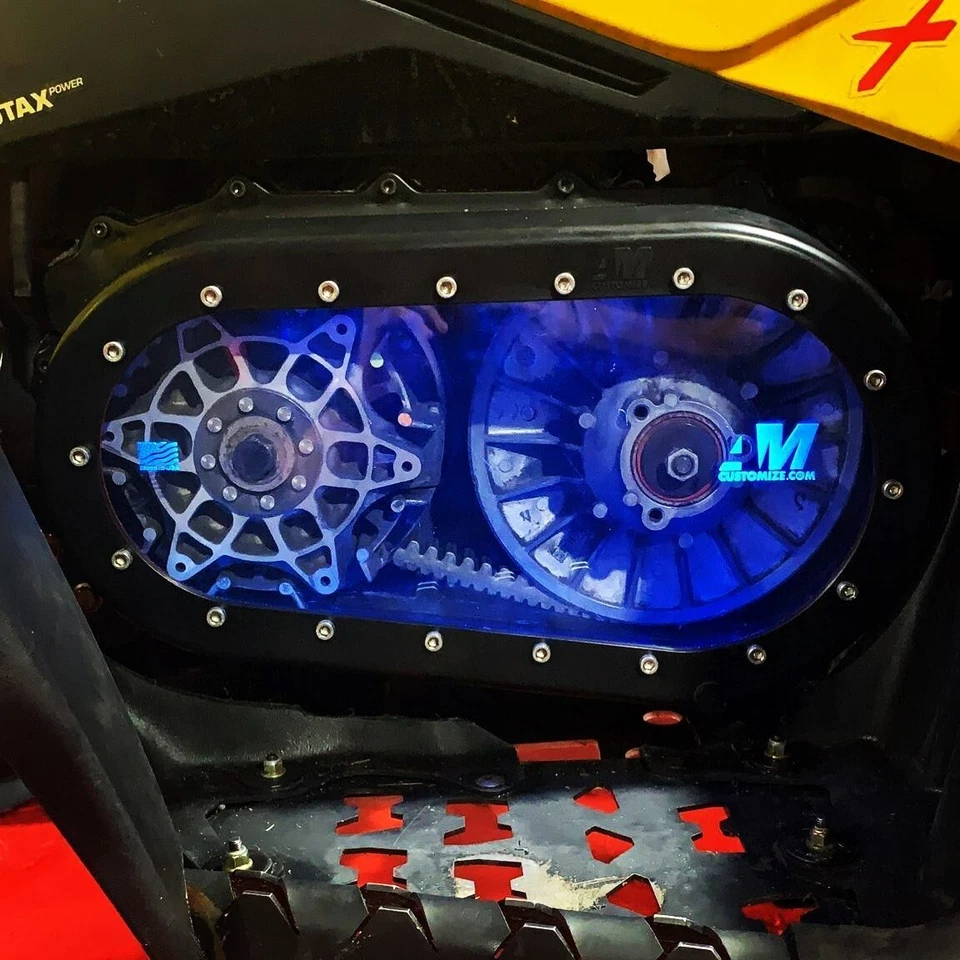 Clear CVT Cover With RGB Lights Control Outer Plate Clutch Cover For Can am X3 - Image 4 of 4