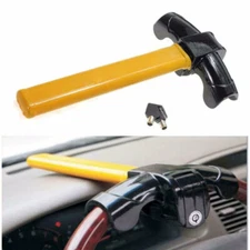 AUTO Anti Theft Car Security Rotary Heavy Duty Universal Steering Wheel Lock