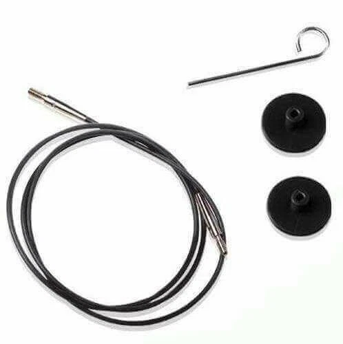 KnitPro Black Interchangeable Cable Circular Knitting Needles Various Lengths