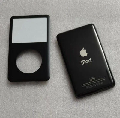 Per Apple IPod Classic Custodia Anteriore Nera + Kit Ricambio Cover Posteriore Sottile/Spessa