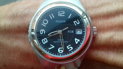 Pulsar Seiko Vintage Collection VX42-0AG0 F.C. Barcelona Uhr NOS Montre