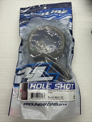 Pro-Line 9041-02 Hole Shot 2.0 M3 Soft Off-Road 1/8 Buggy Tires (2) Green Dot T2