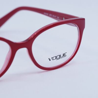 Vogue VO5103 2470 Topaz Red/Red Transparent 51mm Eyeglasses  display picture 1