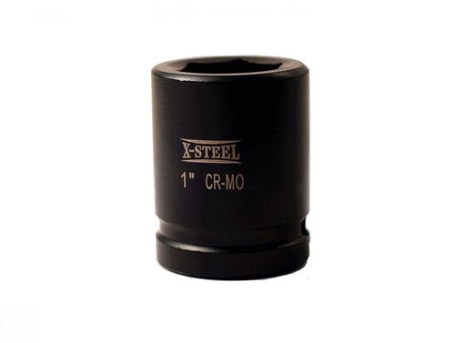 8pc 3/4in. 3/4" inch Dr. Cr-Mo 6pt Impact SAE Socket Set: 1"-1.1/2" - Picture 4 of 5