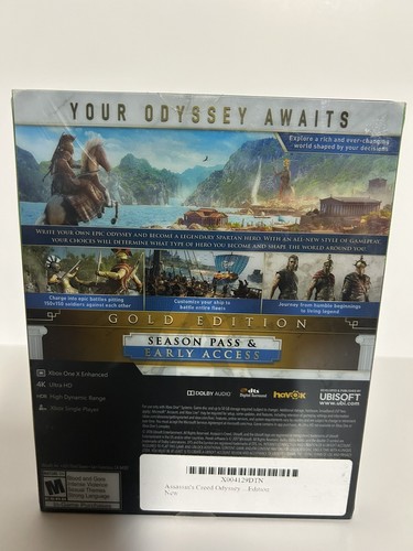 Assassin's Creed Odyssey Gold Steelbook Edition (Xbox One 2018) - Picture 2 of 2
