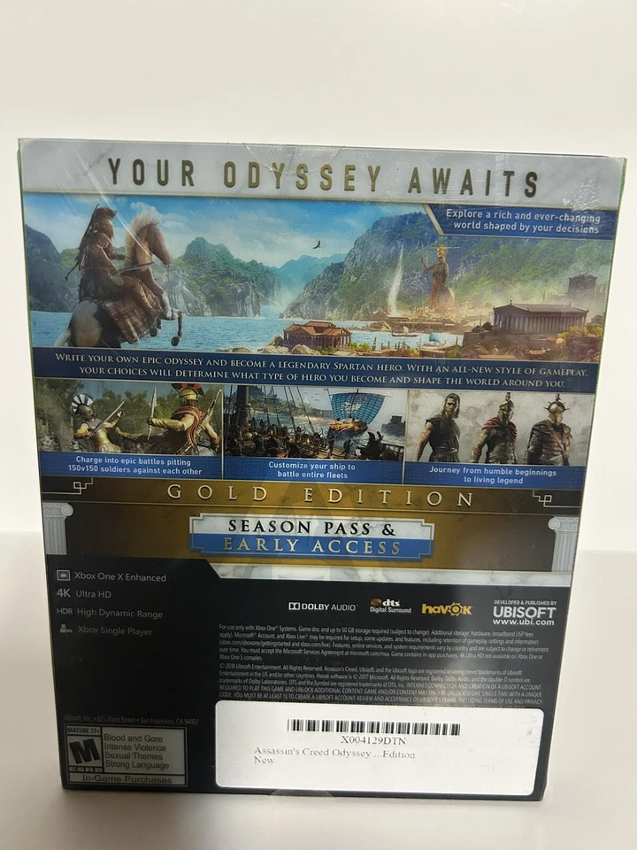 Assassin's Creed Odyssey Gold Steelbook Edition (Xbox One 2018) - Image 2 of 2