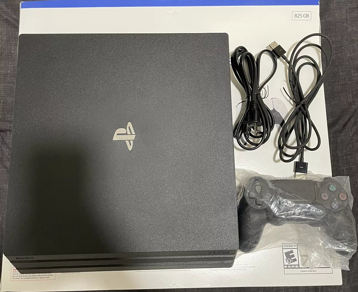 Pre-Owned Sony PlayStation 4 PRO 1TB Gaming Console Black, HDMI Cable With  Cleaning Kit (Refurbished: Like New) 