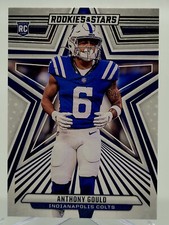 2024 ROOKIES & STARS ANTHONY GOULD ROOKIE FOOTBALL CARD COLTS NFL 104 and