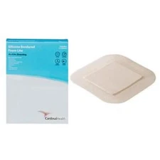 IND Cardinal Health™ Silicone Bordered Foam Lite Dressing, 6" x 6"-1ea