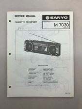 Sanyo M 7030 Original Service Manual Free Shipping