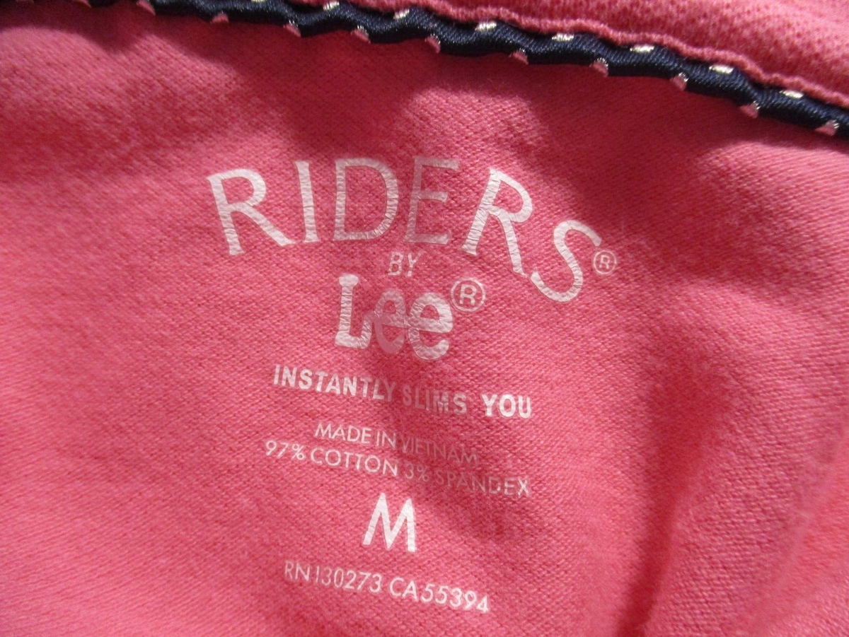 Riders by Lee Medium Short Sleeve Polo 'Instantly Slims You Riders by Lee Medium Short Sleeve Polo 'Instantly Slims You