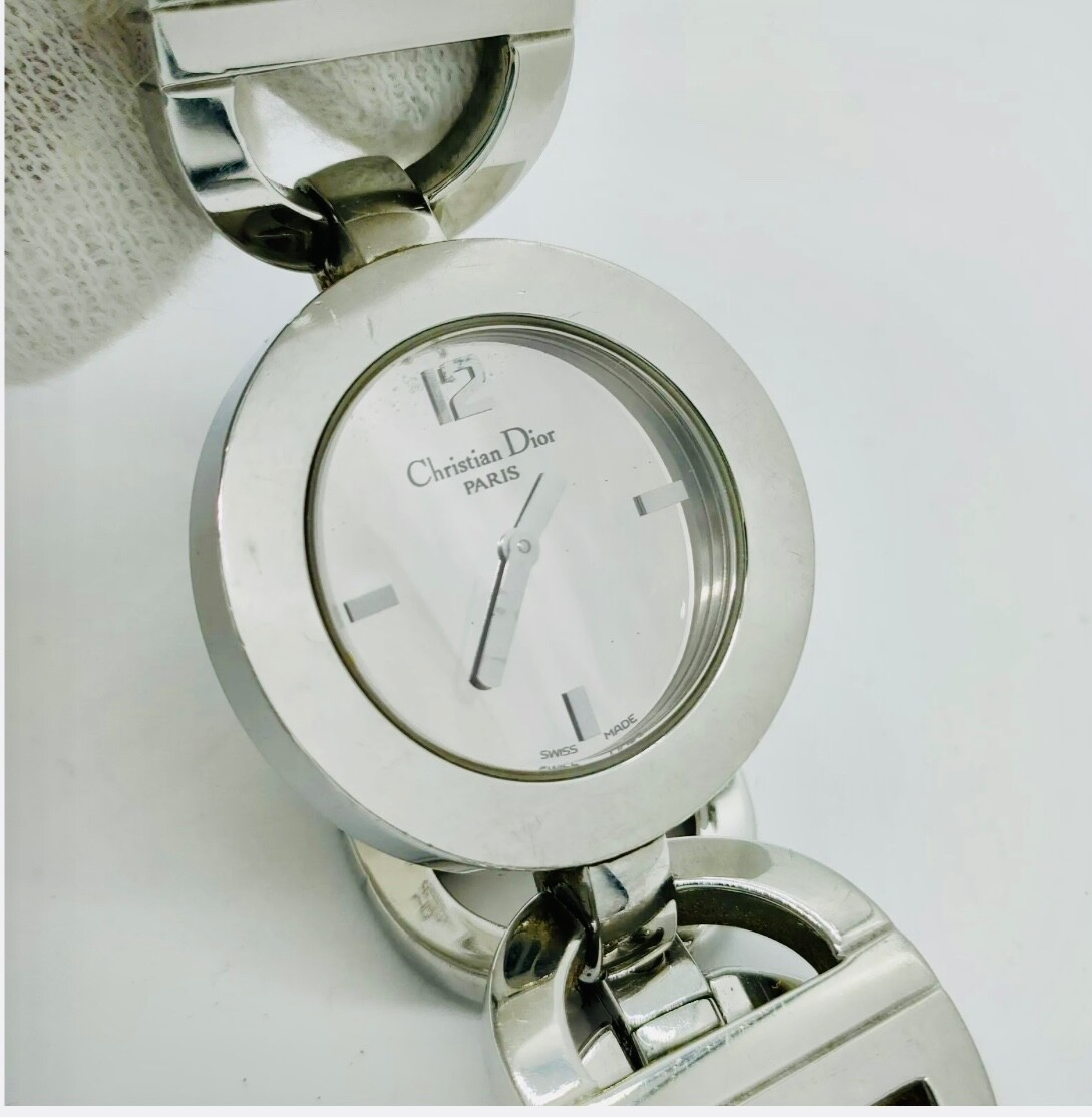 Auth Christian Dior Watch CD022110 25mm Women's Silver | eBay Auth Christian Dior Watch CD022110 25mm Women's Silver | eBay
