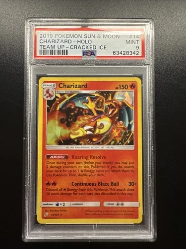Charizard Cracked Ice PSA 9 | 2019 | Low Population of 480 for a Charizard