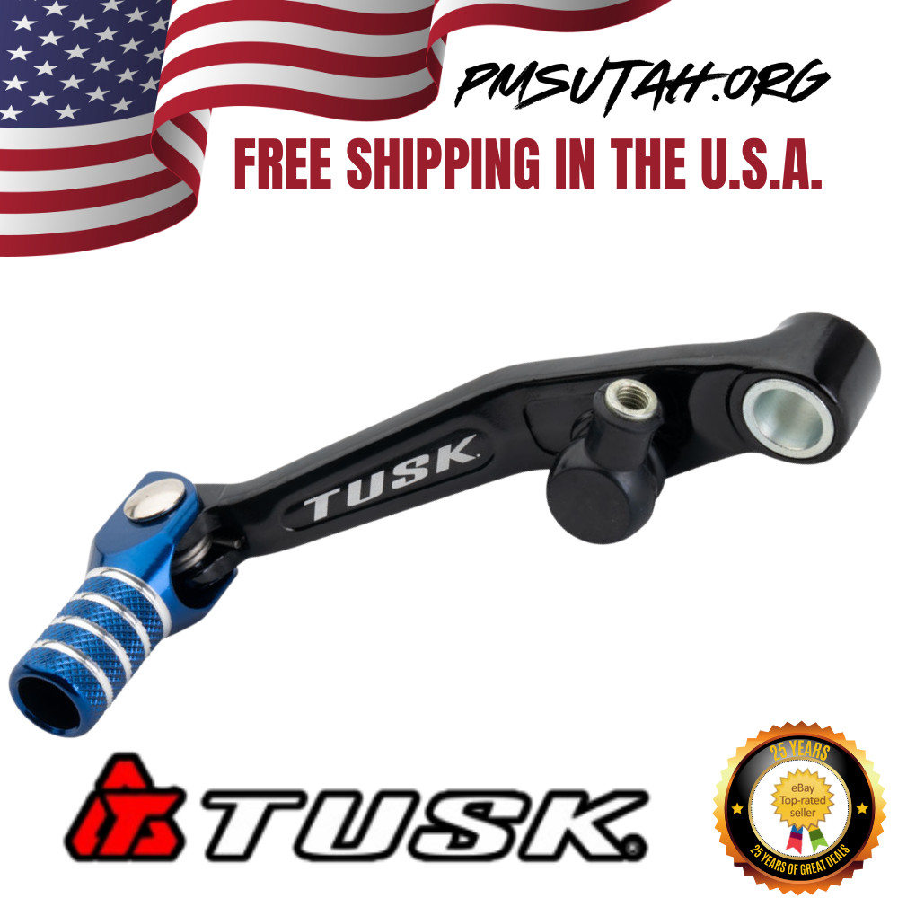 Tusk Shift Lever 2021–2025 Yamaha TENERE 700 Gear Shifter Foot Pedal Blue Left