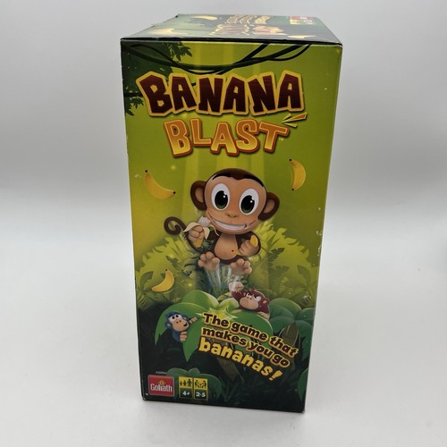 2019 Banana Blast Spiel Goliath brandneu Kinderspielzeug versiegelte Box Banana Joe Monkey - Bild 4 von 8