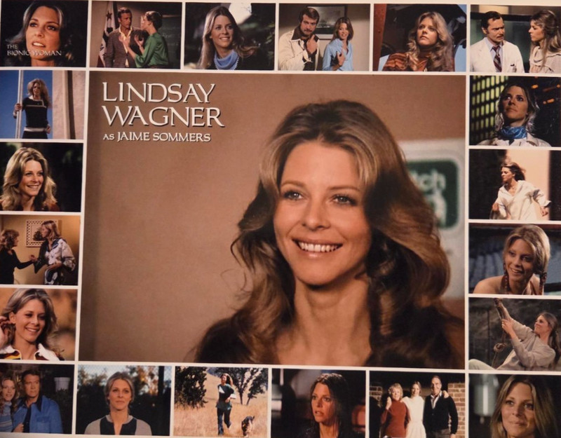Lindsay Wagner Vintage 8x10 Color Photo The Bionic Woman Jaime Sommers