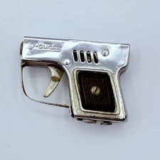 Vintage Pistol Gun Lighter Made in Japan - Partner - Black Grip