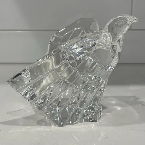 Vtg Steuben Crystal Eagle Figurine Statue #8304 by Donald Pollard