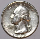 1963-D Washington Quarter - Extra Fine - #1162EA