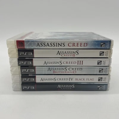 Assassin’s Creed PS3 Games Bundle of 6 - Sony PlayStation 3 Mostly Complete CIB - Image 1 of 4
