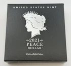 2021-P Peace Dollar $1 Philadelphia US Mint in OGP w/ COA 99.9% Silver UNC!