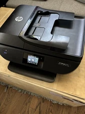 HP Officejet 5740 All-in-One Wireless Inkjet Printer With Power Cord - With Ink.