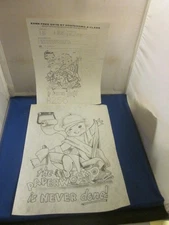 Artex Tri-Chem Picture To Paint With INSTRUCTIONS "THE PAPERWORK IS NEVER DONE"