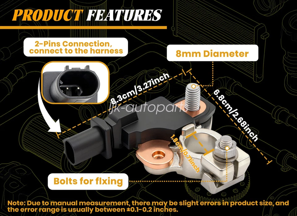 Battery Current Sensor Terminal 38920-TR0-A02 ASSY for Honda Civic for Acura RDX - Imagem 2 de 4