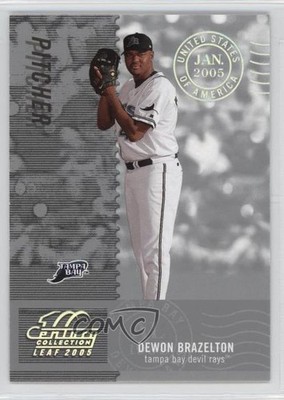 2005 Leaf Century Collection Post Marks Silver 49/100 Dewon Brazelton #139 9bp