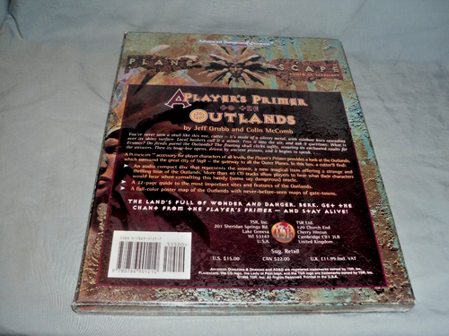 PLANESCAPE - A PLAYER'S PRIMER TO THE OUTLANDS (RARE 1ST PRINT/FACTORY SEALED!!) - Picture 5 of 5