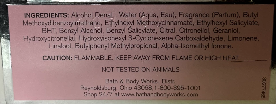 Bath Body Works SWEET PEA Eau De Toilette Perfume 2.5 fl. oz. RARE NEW - Image 4 of 4