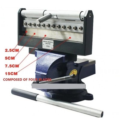   small 300mm manual bending machine metal bending machine bending tool， *vv
