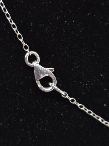 Artisan Boho Sterling Silver Baroque Pearl Hammered Pendant Necklace 18" - Picture 8 of 8