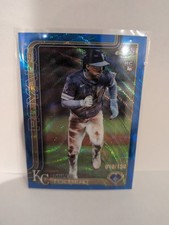 2025 Topps Chrome Update Series - Tyler Tolbert #USC98 Blue Wave  /150 (RC)
