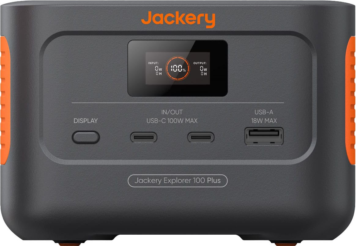 Портативная электростанция Jackery - Explorer 100 Plus (мощность 99 Втч) - Черный