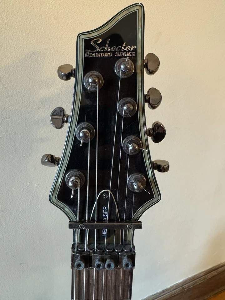 Guitarra de 7 cuerdas Schecter C-7 Hellraiser con Floyd Rose Foto 3 de 4